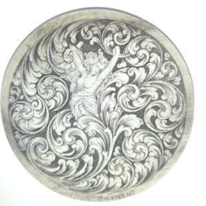 Lady In Scrolls