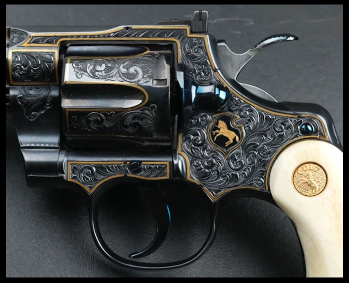 detail of the Colt Python .357 Magnum
