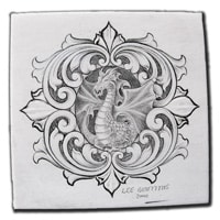 Dragon plate casting