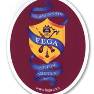 FEGA LOGO Sticker Small size 2